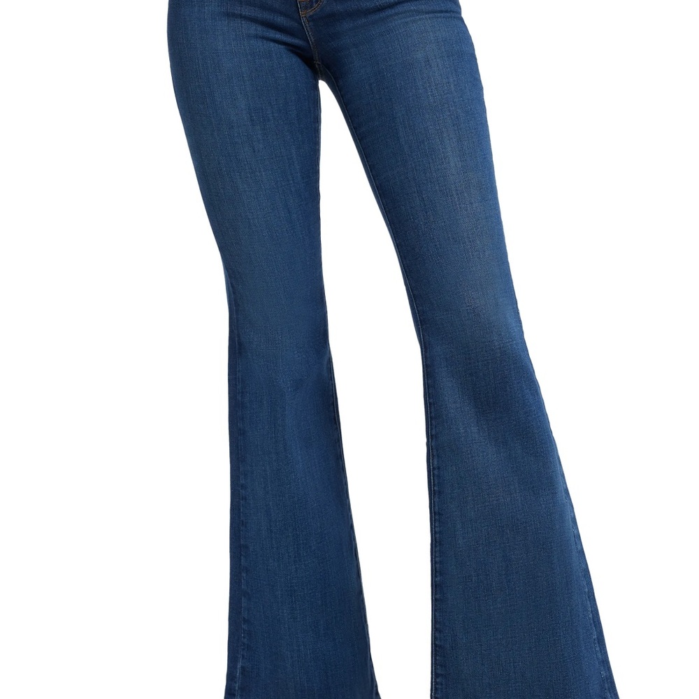 Good American Good Legs Flare Jeans Size 18 High Waist Stretch Denim